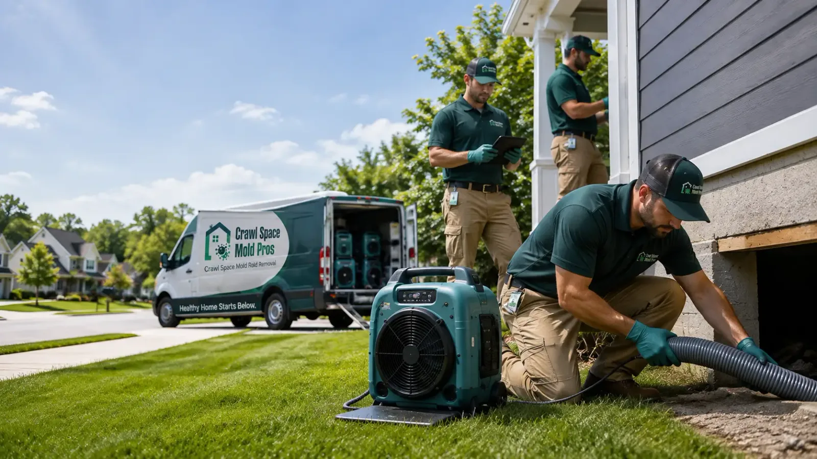 Crawl Space Mold Removal in Belgrade, MN
